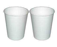Паперовий стакан  білий 340 мл 10шт/уп