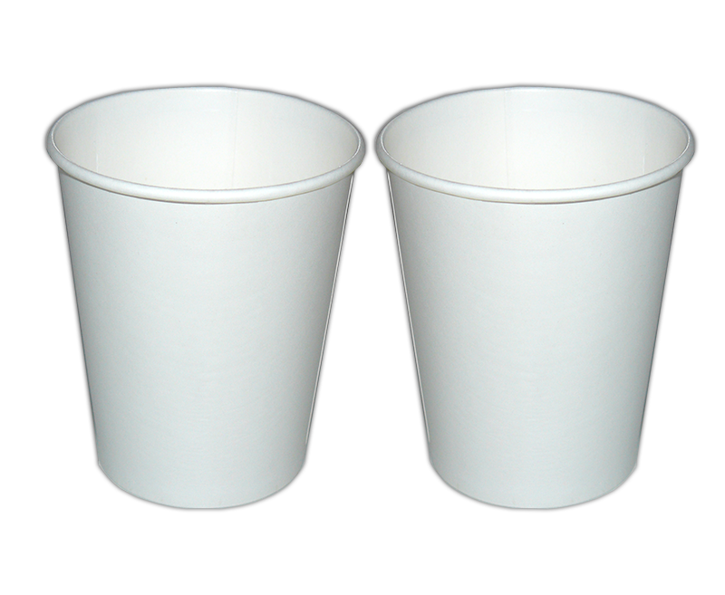 Паперові стакани KOZA Style білі 250мл 10шт/уп