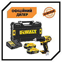 Аккумуляторная дрель-шуруповерт DeWALT DCD708P2T (18 В, 5 А/ч, двухскоростной) Топ 3776563