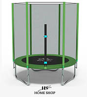 Батут 140 см з сіткою зелений