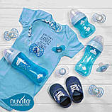 Nuvita Пляшка для годування Mimic Cool 250мл, 3міс+, антиколікова, блакитний, фото 3