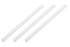 2E Пластикові пружини для біндера, 19мм, білі, 100шт