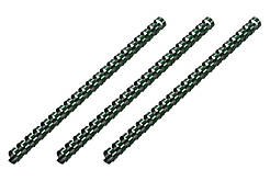 2E Пластикові пружини для біндера, 19мм, темно-зелені, 100шт