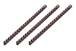 2E Пластикові пружини для біндера, 19мм, chocolate 100pcs