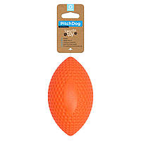Игровой мяч для апортировки PitchDog д-9 см Оранжевый