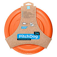 Игровая тарелка для апортировки PitchDog 24 см Оранжевый