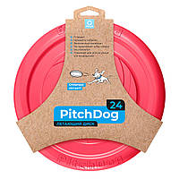 Игровая тарелка для апортировки PitchDog 24 см Розовый