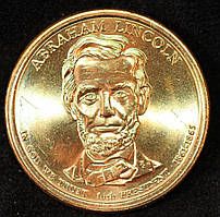 Монета США 1$ 2010 р. 16-й президентдачіR
