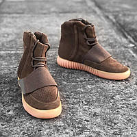 Кроссовки, кеды отличное качество Adidas Yeezy Boost 750 Brown Gum Размер 39