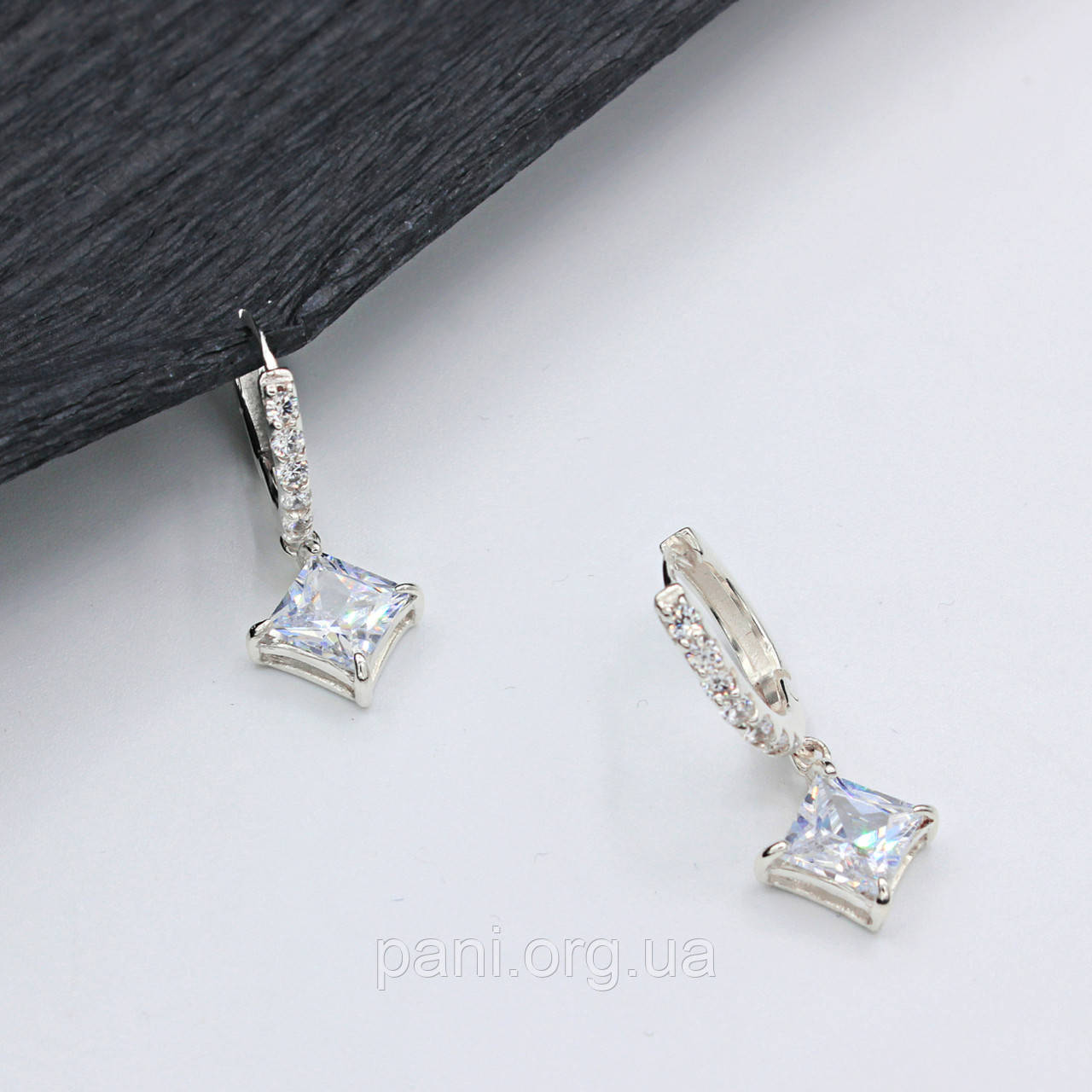 Срібні сережки Сіріус, фото 1