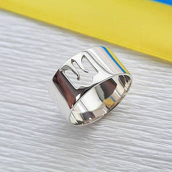 Срібний перстень Герб України