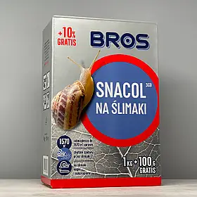 Інсектицид Снакол від слимаків 1 кг Bros Snacol