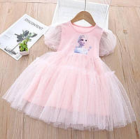 Шикарное платье на девочку 2-6 лет Платья для девочек Розовое платье