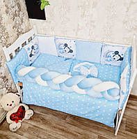 Дитячий постільний набір у ліжечко для новонароджених