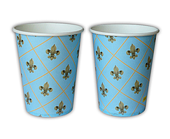 Паперові стаканчики KOZA-Style "Королівські лілії" 250мл 10 шт