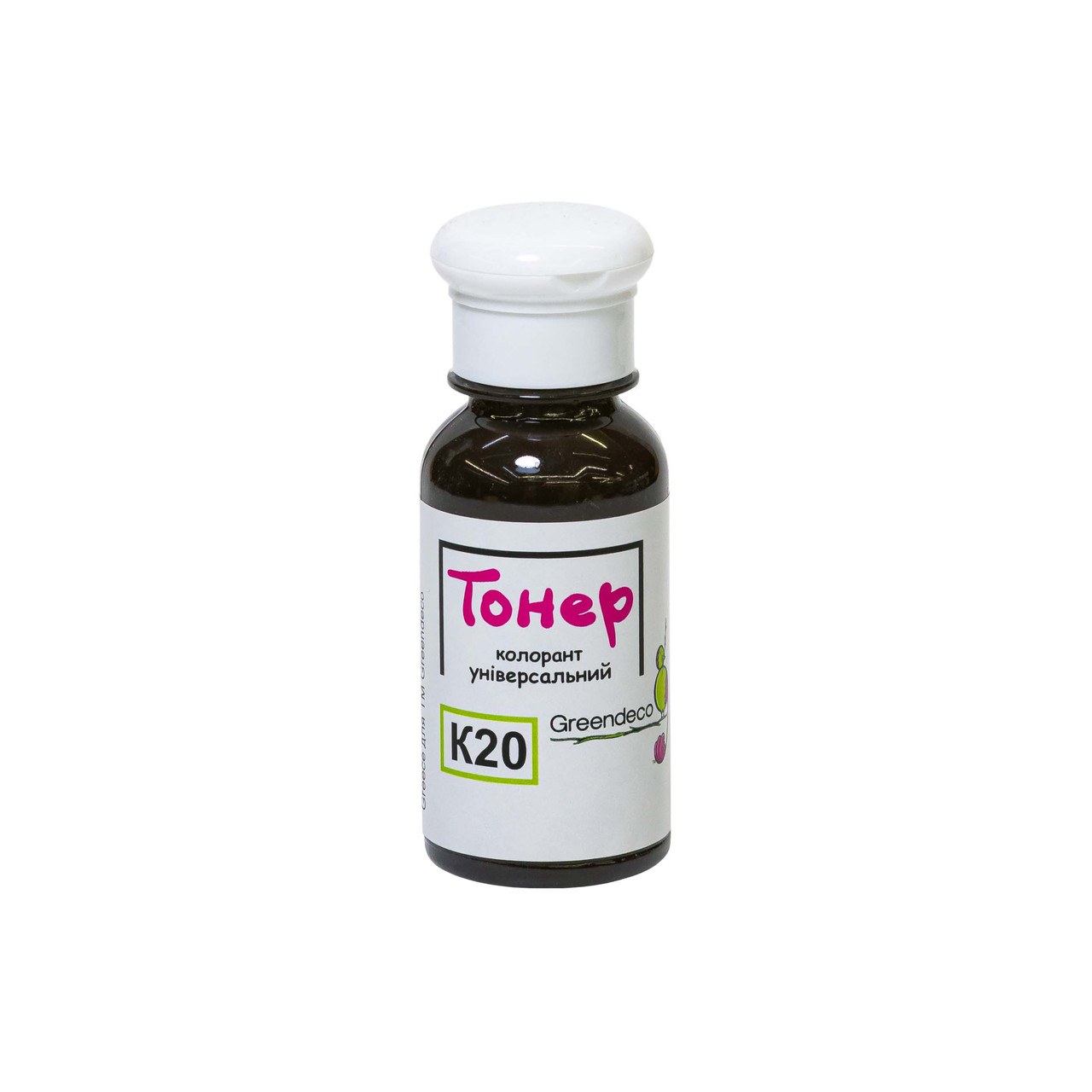Колорант універсальний Toner K20 (Базаліт) 100 мл. Greendeco