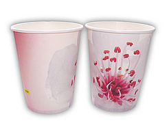 Паперові стаканчики KOZA Style  Квітка 250мл 10шт/уп