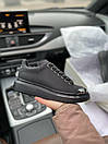 Кросівки жіночі чорні McQueen Black Metal (03507), фото 5