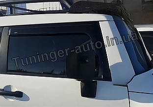 Дефлектори вікон (вітровики) Toyota FJ Cruiser 2006- (Hic)
