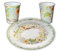 Набір посуду KOZA Style Заєць і черепаха великий (100 предметів)