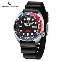 ЧАСЫ PAGANI DESIGN PD-1696 TORTOISE PEPSI SEIKO NH36 200M WATER PROOF