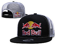 Кепка snapback Red Bull блайзер черный с белым S/М