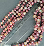 Натуральні перли намисто. Намисто з натуральних перлів. Довге намисто з перлів. Кольє з перлів., фото 5