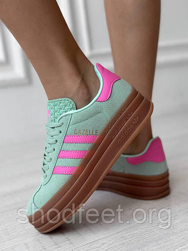 Adidas Gazelle Bold Green Pink ID 1870245124 3099 Prom.ua
