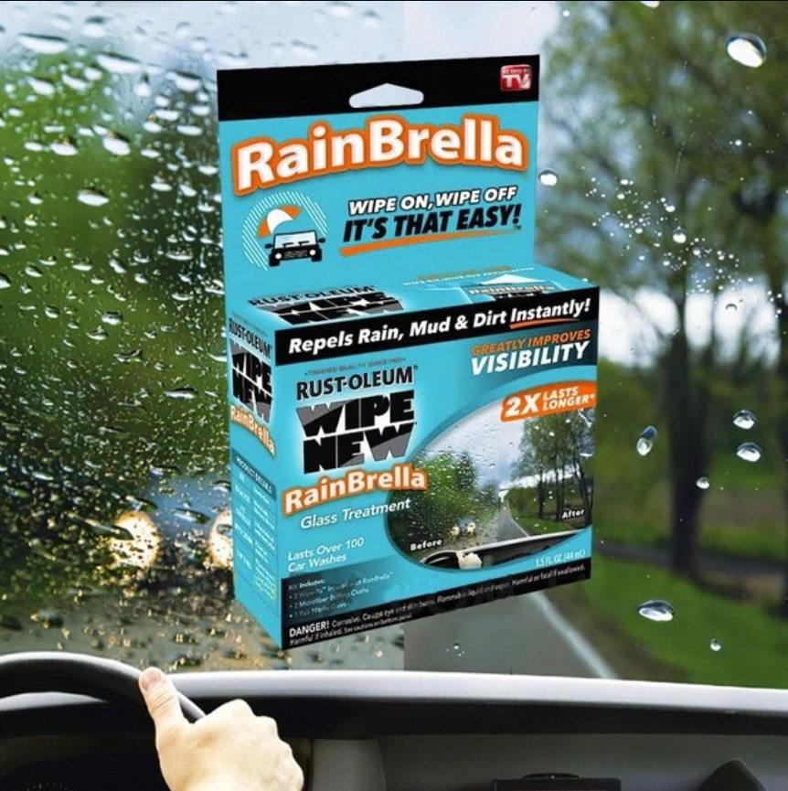 Якісний засіб для захисту скла автомобіля від води Антидощ Rain Brella