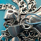 Чоловічий комплект кулон Секіра Перуна та срібний ланцюжок 925 проба, фото 9