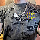 Чоловічий комплект кулон Секіра Перуна та срібний ланцюжок 925 проба, фото 6