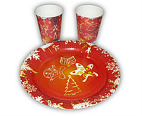 Набір посуду KOZA Style Різдвяний великий (100 предметів)