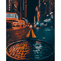 Картина по номерам Strateg Улицы Нью-Йорка размером 40х50 см (GS806)