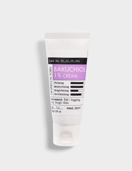Derma Factory Bakuchiol 1% cream - Зміцнюючий антивіковий крем з бакучіолом, 30 мл