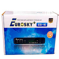 Т2 ресивер тюнер Eurosky ES-16+IPTV+YouTube