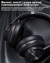 Бездротові Bluetooth-навушники з активним шумозаглушенням Picun ANC-02 Pro Black, фото 3