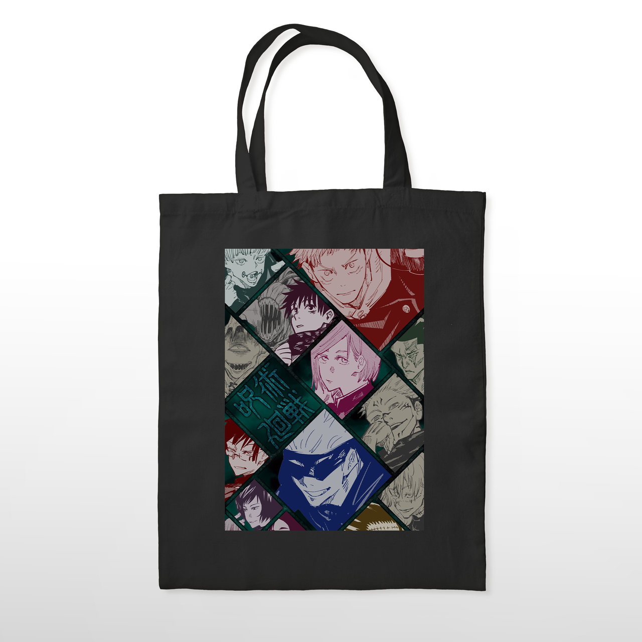 Шопер еко-сумка Магічна битва Годжо Ітадорі Мегумі Нобара Jujutsu Kaisen BAG JJK GIMN 007, фото 1