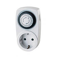 Таймер-розетка механічний Horoz Electric Timer-1 108-001-0001 добовий