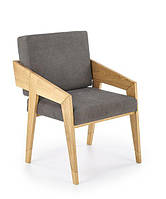 Кресло для отдыха FREEDOM Halmar дуб натуральный/серый