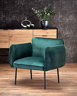 Кресло для отдыха BRASIL Halmar темно-зеленый/черный