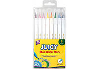 Фломастери-пензлики REAL BRUSH Juicy, 8 кольорів, лінія 0,5-6 мм