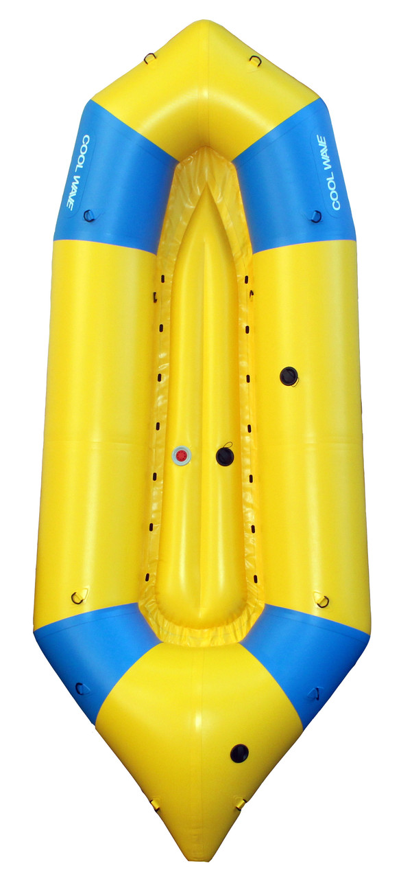 Рафтинговий пакрафт Cool Wave P-245R Rafting для бурхливої води із самовідливом, каяк, байдарка, фото 1
