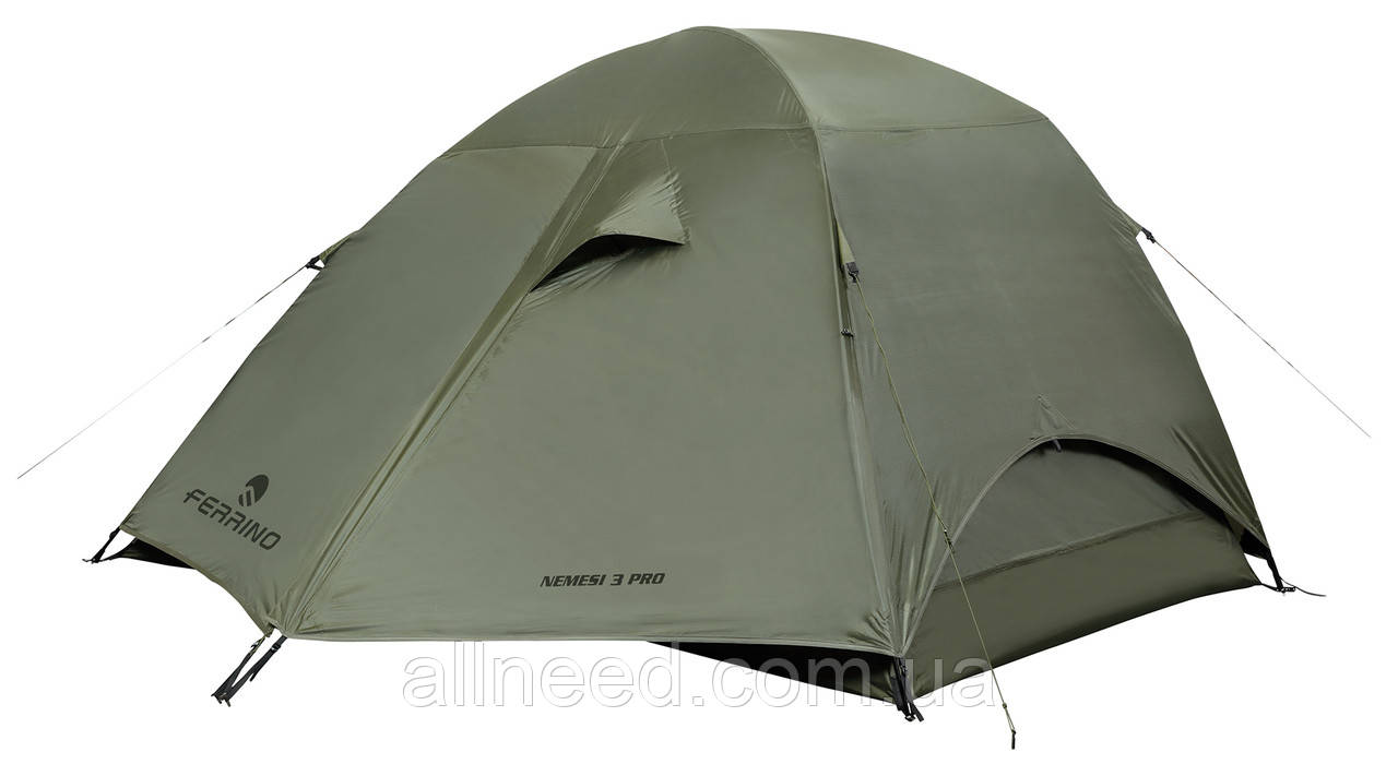 Намет тримісний Ferrino Італія Nemesi 3 Pro Olive Green (91213MOOFR)