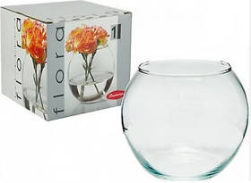Ваза-куля зі скла Pasabahce Флора 160х120мм (45068)