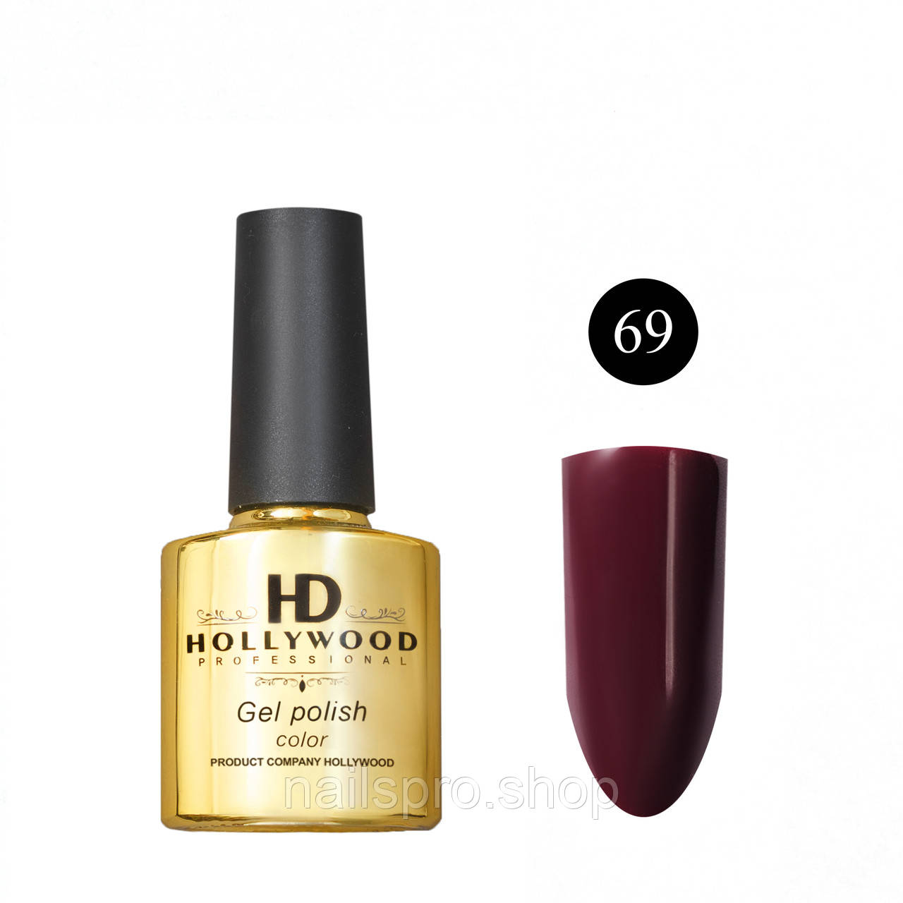 Гель лак HD Hollywod № 69, 8 ml.