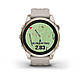 Смарт-годинник Garmin Epix Pro (Gen 2) - Sapphire Edition 42 mm - ніжно-золотистий зі світло-пісочним ремінцем, фото 8