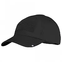 Тактическая бейсболка мужская Rip Stop/ Мужская летняя кепка Pentagon/ Кепка для военных с липучками/ Черная