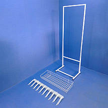 Стелаж 6 секцій кронштейнів "Єва" з кошиком (ширина 900 мм), фото 5