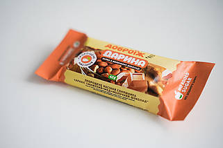 Жива халва з пророщеним насінням в молочному шоколаді "доброїж" 40 г