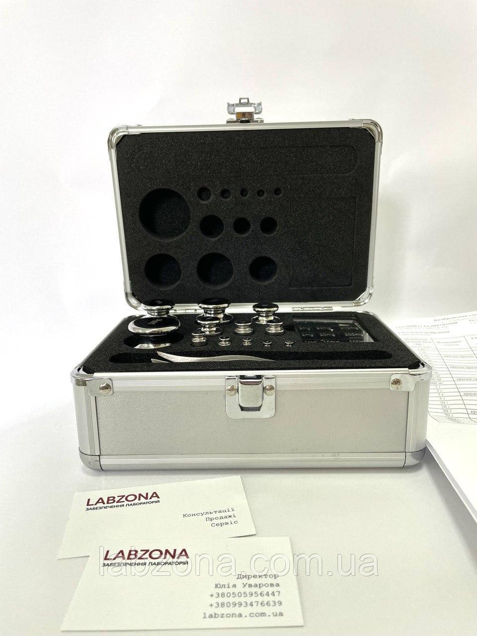 Набір важків 1mg-500g (Г-4-1111, 10) M1, ULAB